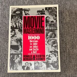 Movie Mastermind Book Softcover EUC 1984